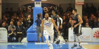 Enel Brindisi abbatte Caserta, 100-72 nel derby del sud