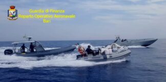Gommone con mezza tonnellata di marijuana intercettato nell’Adriatico