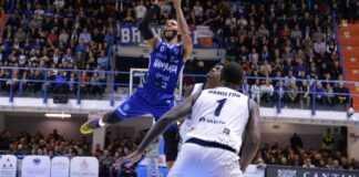 Happy Casa Brindisi doma Brescia 72-65 e sale al terzo posto