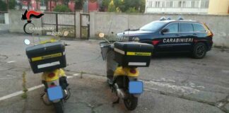Due moto delle “Poste” rubate e rinvenute dai Carabinieri