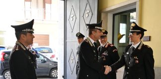 Visita del Comandante della Legione Carabinieri “Puglia” Iacopo Mannucci Benincasa
