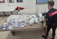 Selva di Fasano: scoperti in casa con oltre 56 chili di hashish e marijuana, arrestati due coniugi
