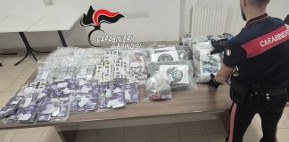 Selva di Fasano: scoperti in casa con oltre 56 chili di hashish e marijuana, arrestati due coniugi